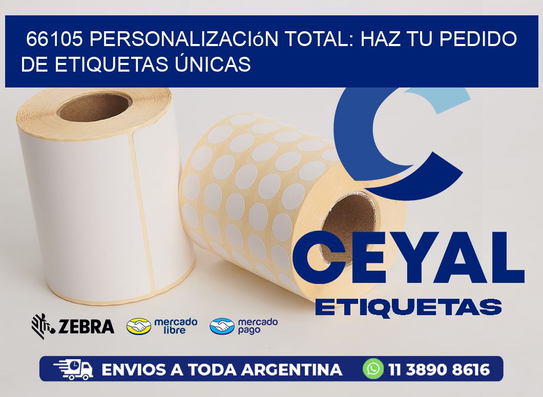 66105 Personalización Total: Haz tu Pedido de Etiquetas Únicas