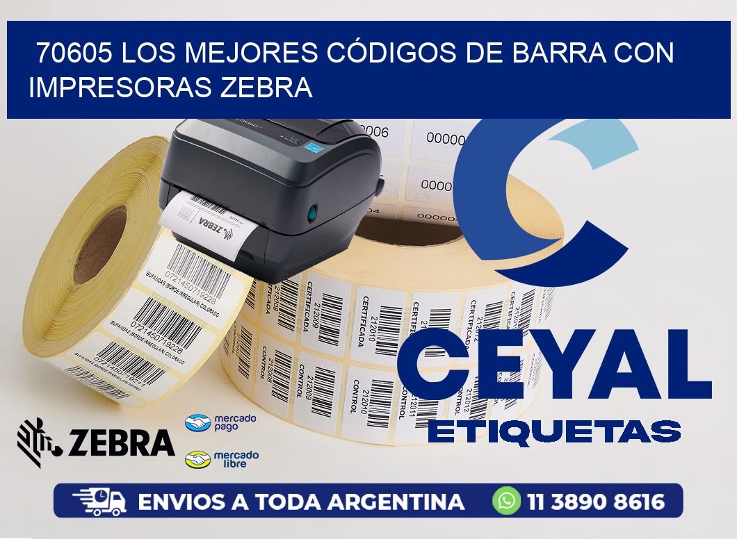 70605 LOS MEJORES CÓDIGOS DE BARRA CON IMPRESORAS ZEBRA