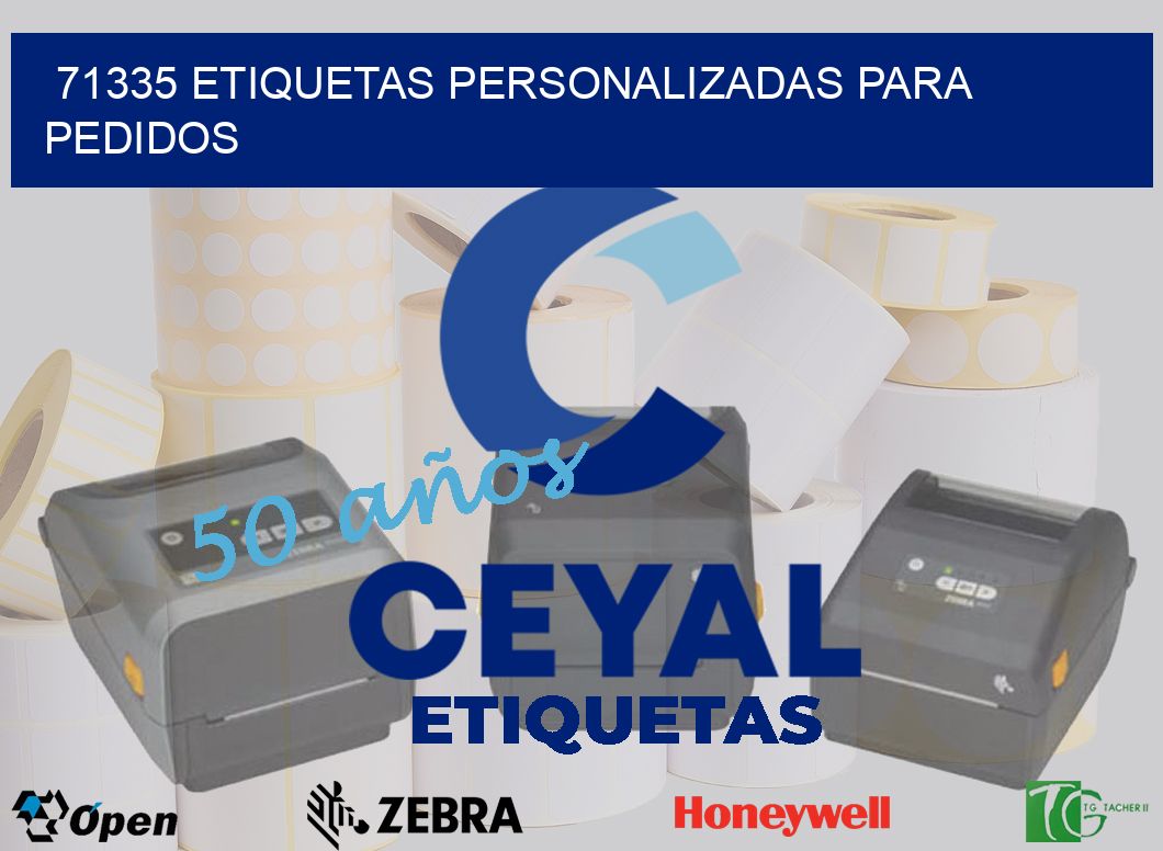 71335 ETIQUETAS PERSONALIZADAS PARA PEDIDOS