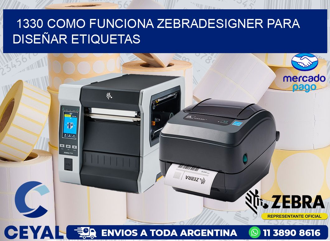 1330 COMO FUNCIONA ZEBRADESIGNER PARA DISEÑAR ETIQUETAS