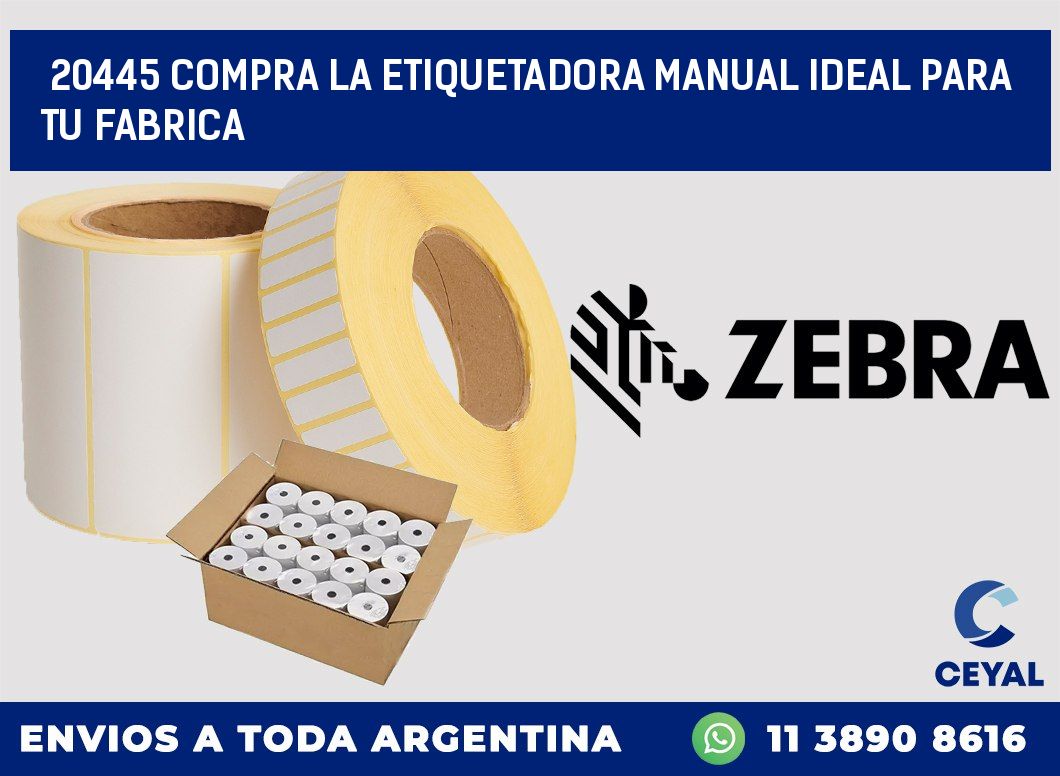 20445 COMPRA LA ETIQUETADORA MANUAL IDEAL PARA TU FABRICA