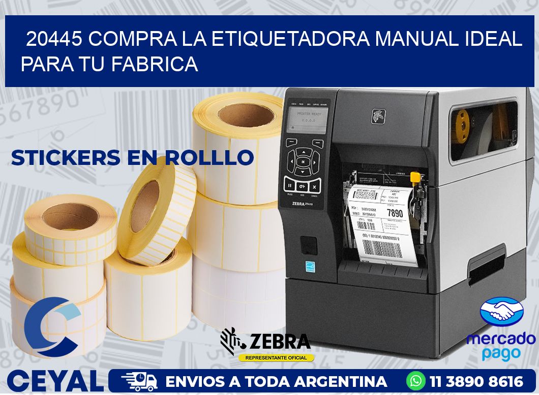 20445 COMPRA LA ETIQUETADORA MANUAL IDEAL PARA TU FABRICA