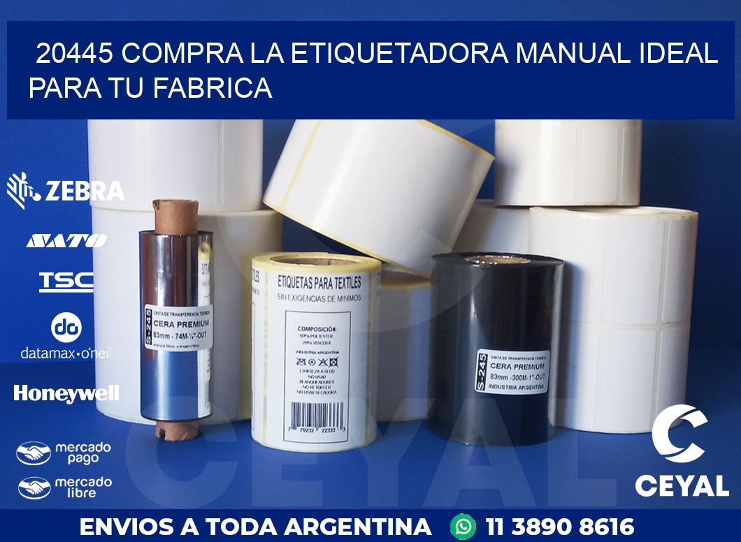 20445 COMPRA LA ETIQUETADORA MANUAL IDEAL PARA TU FABRICA