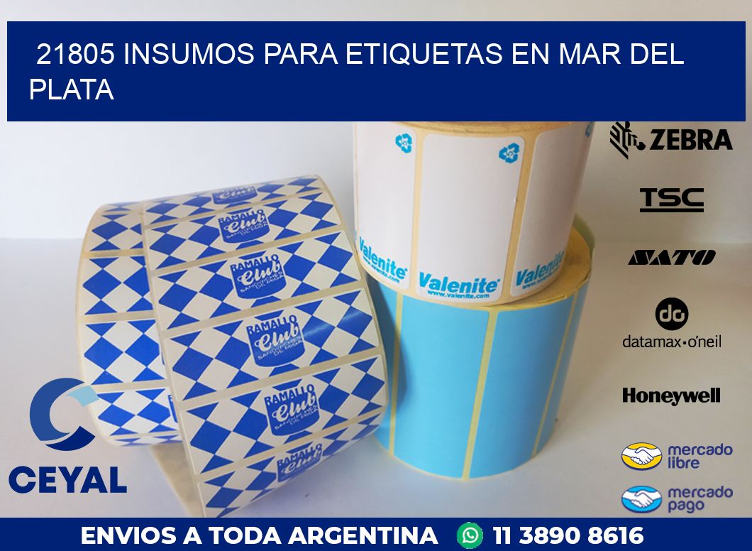 21805 INSUMOS PARA ETIQUETAS EN MAR DEL PLATA