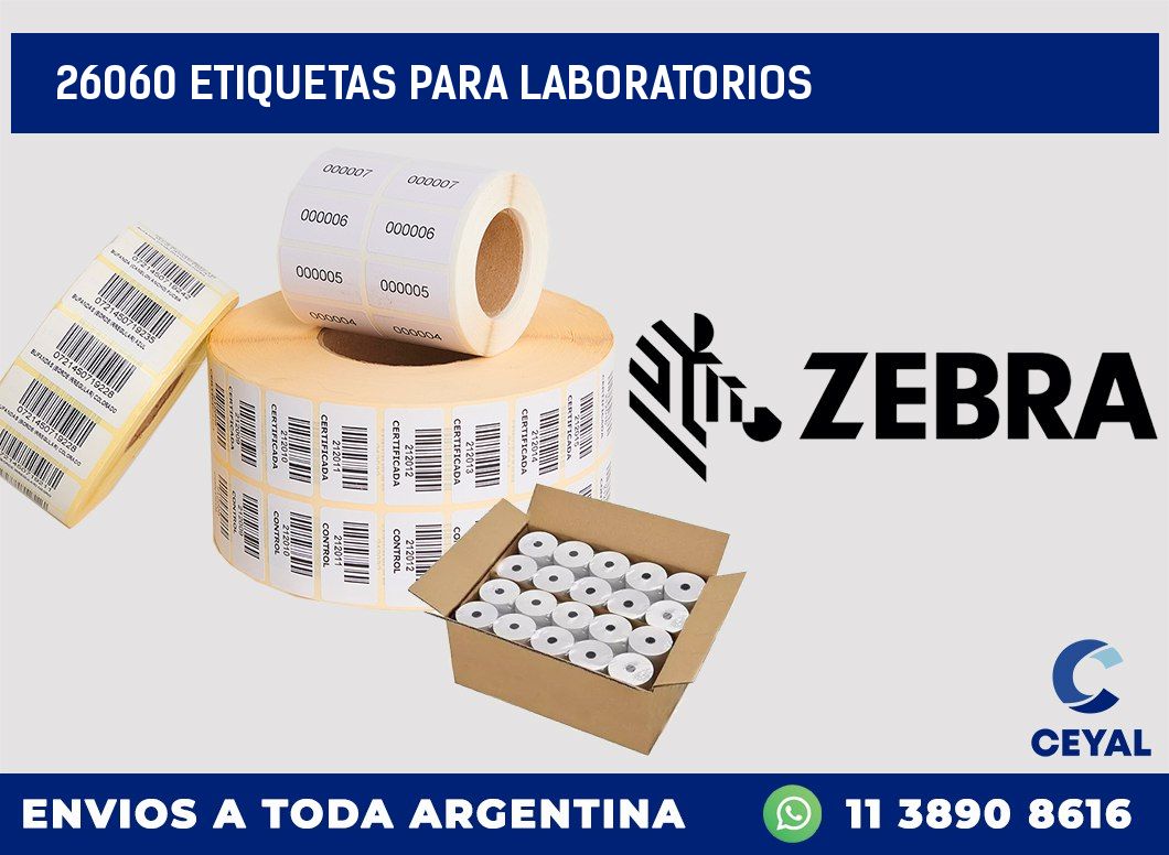 26060 ETIQUETAS PARA LABORATORIOS