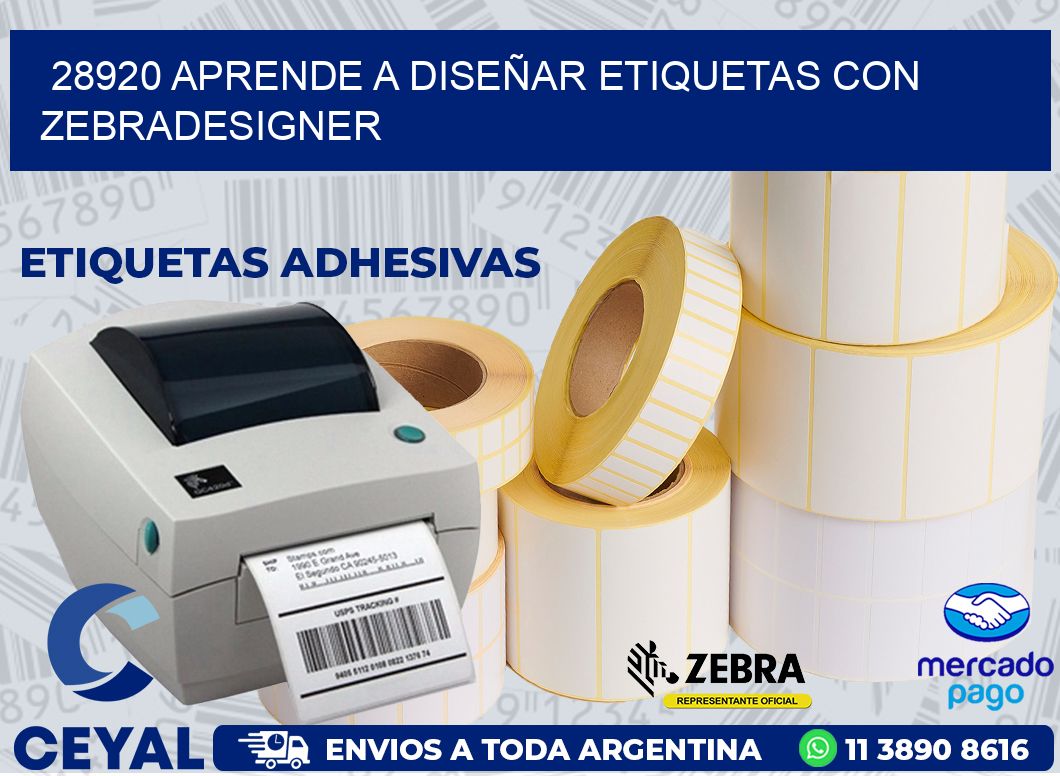 28920 APRENDE A DISEÑAR ETIQUETAS CON ZEBRADESIGNER