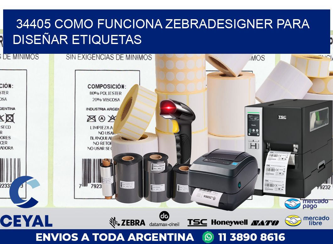 34405 COMO FUNCIONA ZEBRADESIGNER PARA DISEÑAR ETIQUETAS