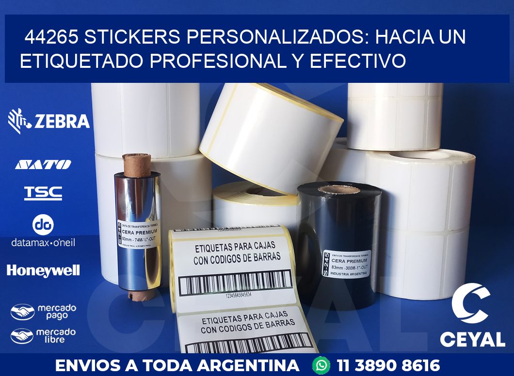 44265 STICKERS PERSONALIZADOS: HACIA UN ETIQUETADO PROFESIONAL Y EFECTIVO