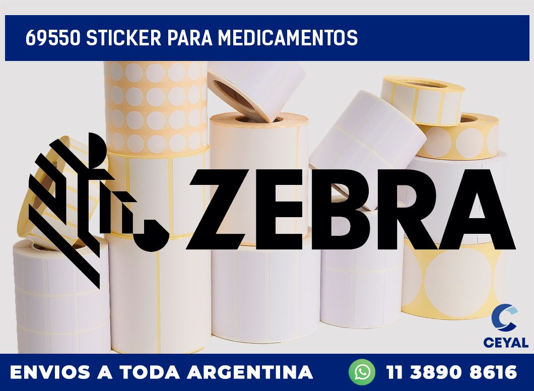 69550 STICKER PARA MEDICAMENTOS