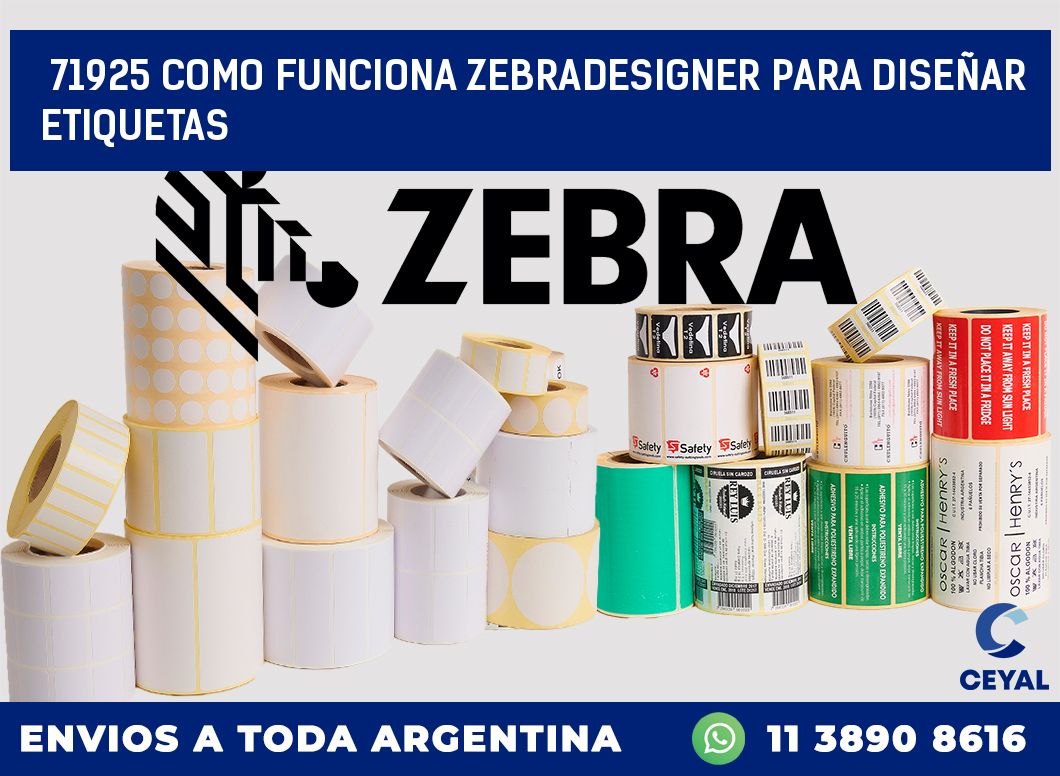 71925 COMO FUNCIONA ZEBRADESIGNER PARA DISEÑAR ETIQUETAS