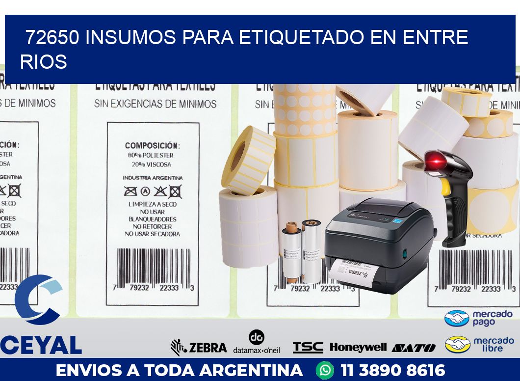 72650 INSUMOS PARA ETIQUETADO EN ENTRE RIOS