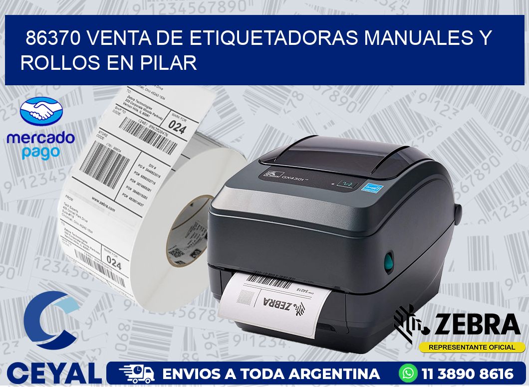 86370 VENTA DE ETIQUETADORAS MANUALES Y ROLLOS EN PILAR