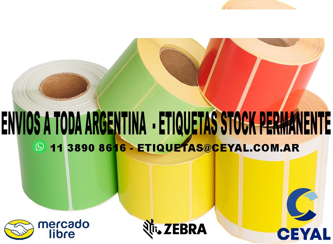 1400 ETIQUETAS PAPEL 32 x 78