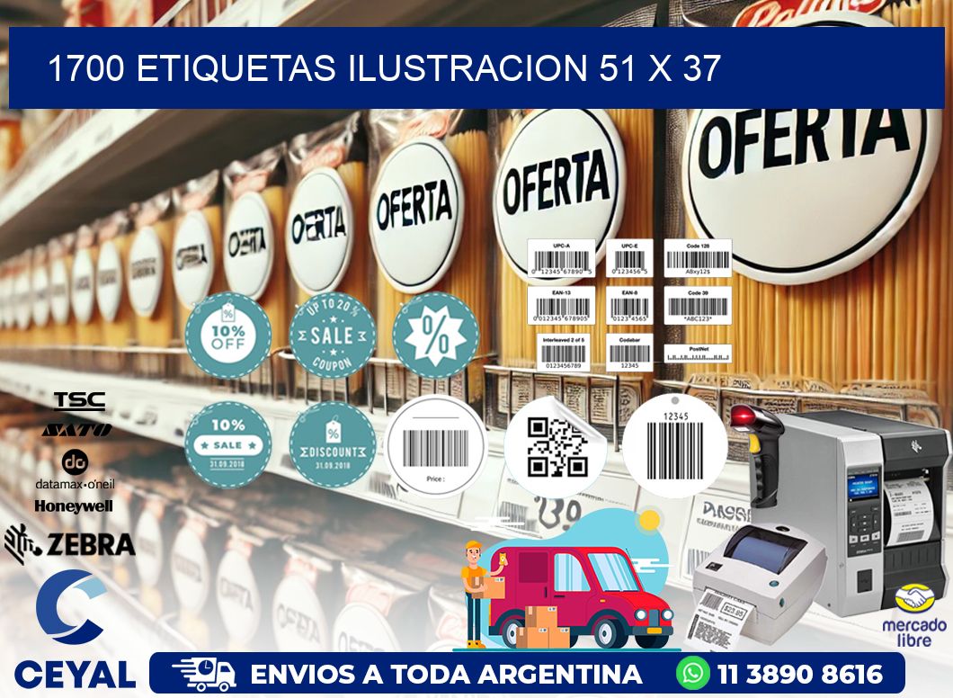 1700 ETIQUETAS ILUSTRACION 51 x 37