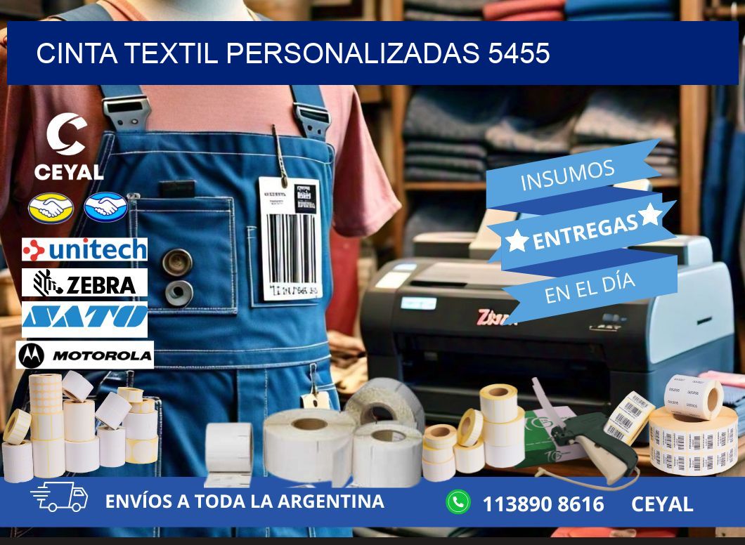 CINTA TEXTIL PERSONALIZADAS 5455