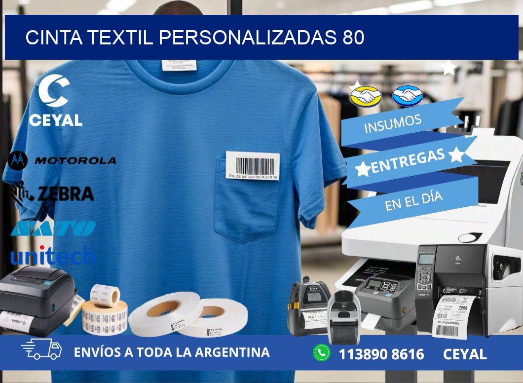 CINTA TEXTIL PERSONALIZADAS 80