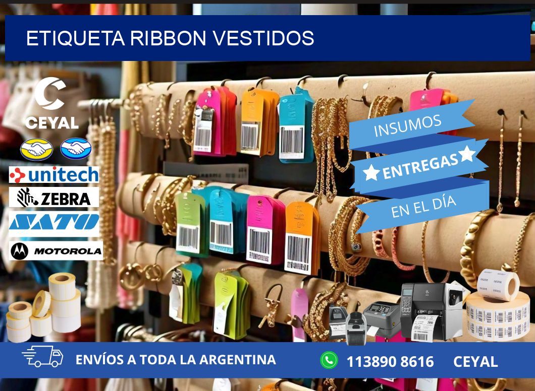 ETIQUETA RIBBON VESTIDOS