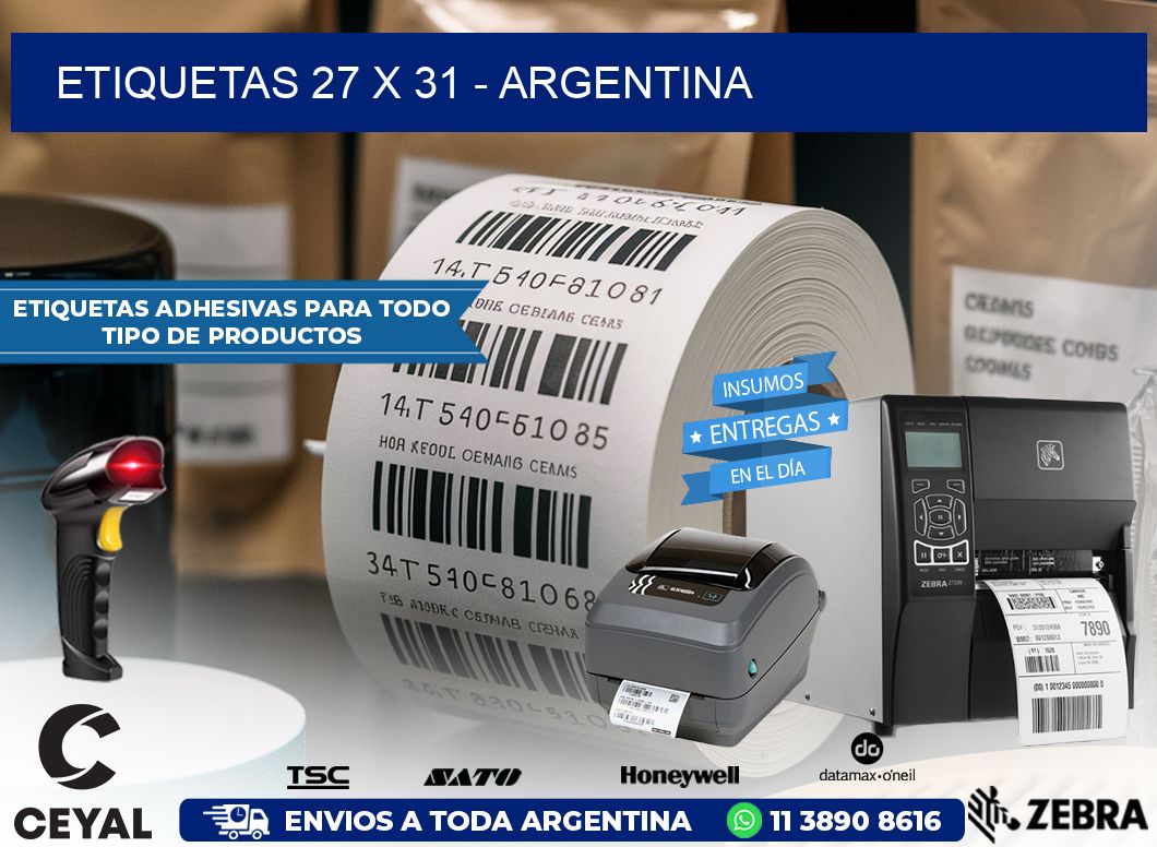 ETIQUETAS 27 x 31 – ARGENTINA