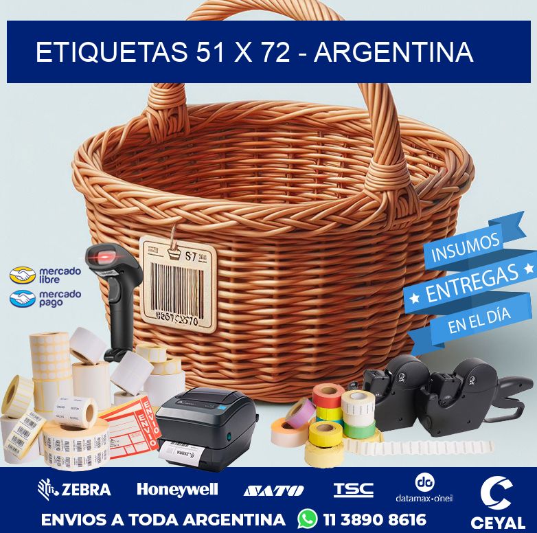 ETIQUETAS 51 x 72 - ARGENTINA