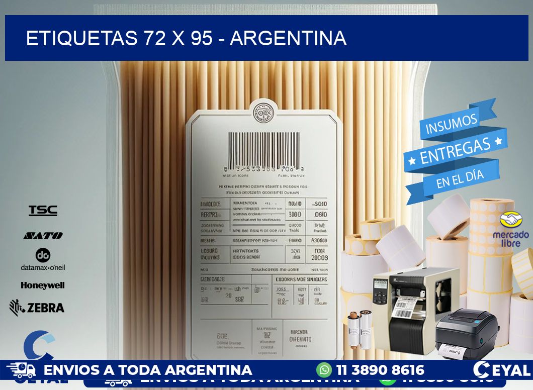 ETIQUETAS 72 x 95 - ARGENTINA