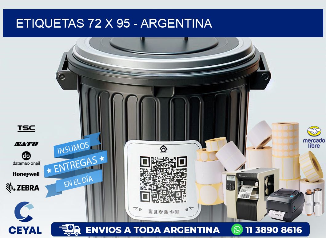 ETIQUETAS 72 x 95 - ARGENTINA