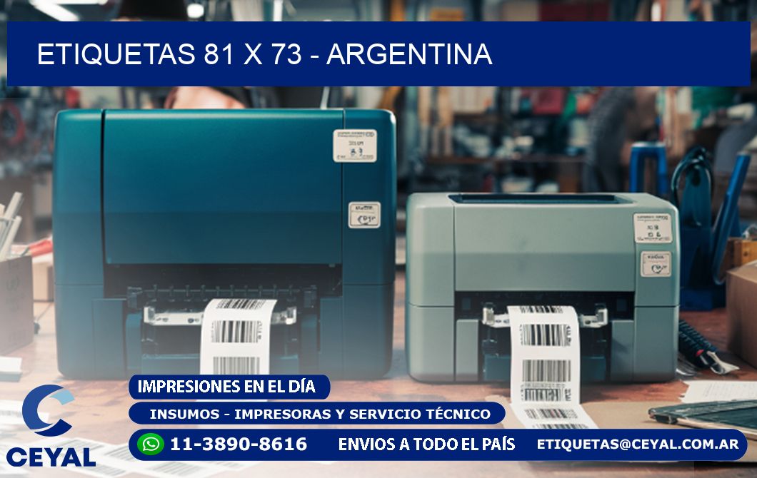 ETIQUETAS 81 x 73 - ARGENTINA