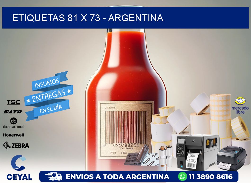 ETIQUETAS 81 x 73 - ARGENTINA