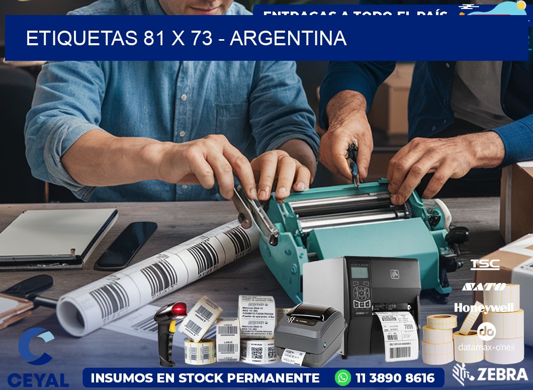 ETIQUETAS 81 x 73 - ARGENTINA