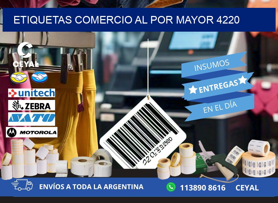 ETIQUETAS COMERCIO AL POR MAYOR 4220