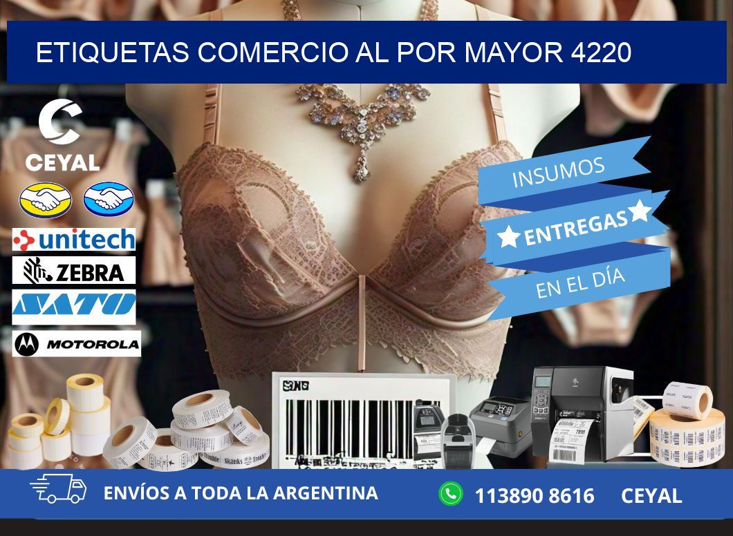 ETIQUETAS COMERCIO AL POR MAYOR 4220