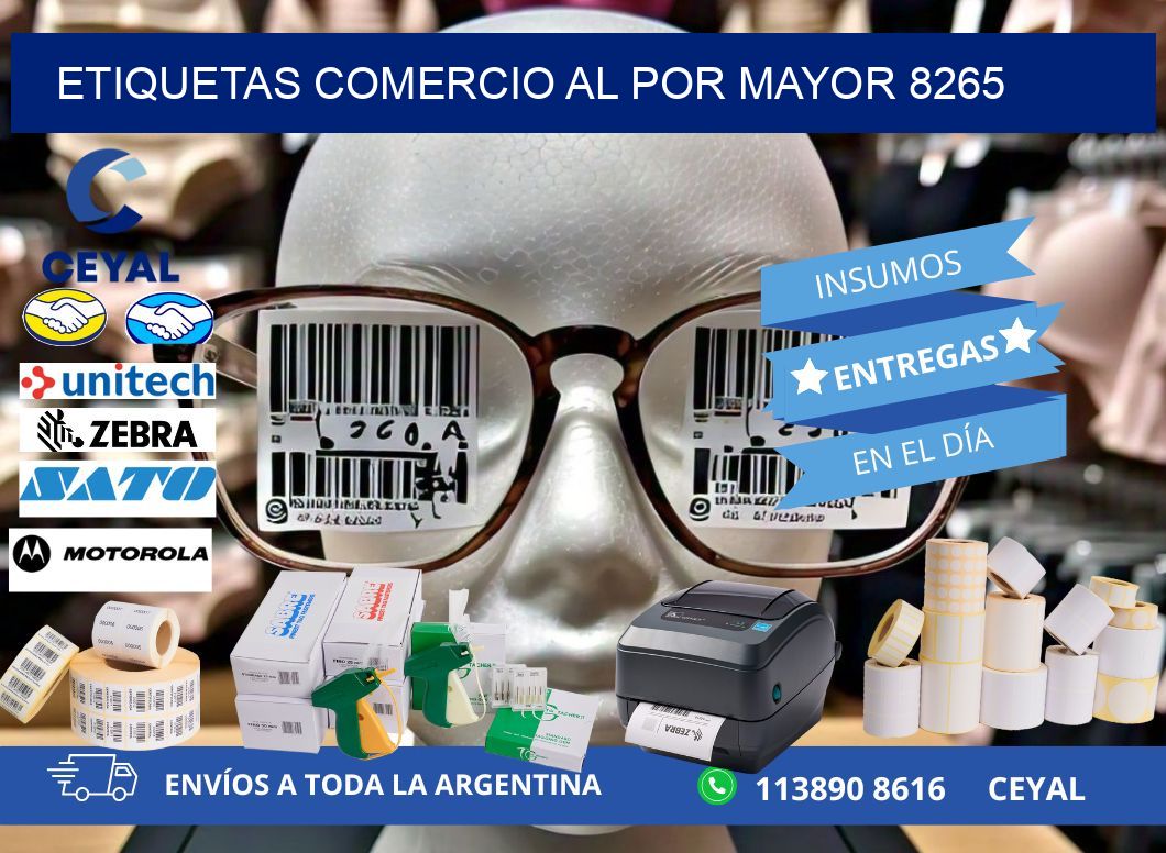 ETIQUETAS COMERCIO AL POR MAYOR 8265