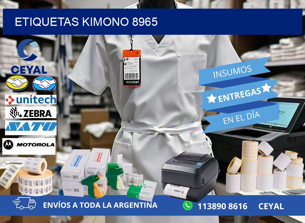 ETIQUETAS KIMONO 8965