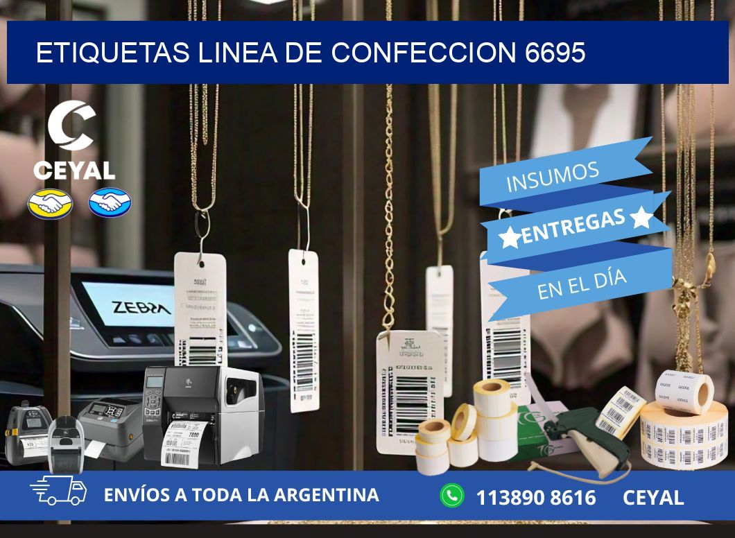 ETIQUETAS LINEA DE CONFECCION 6695