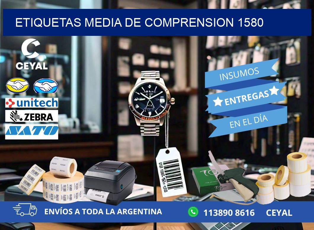 ETIQUETAS MEDIA DE COMPRENSION 1580