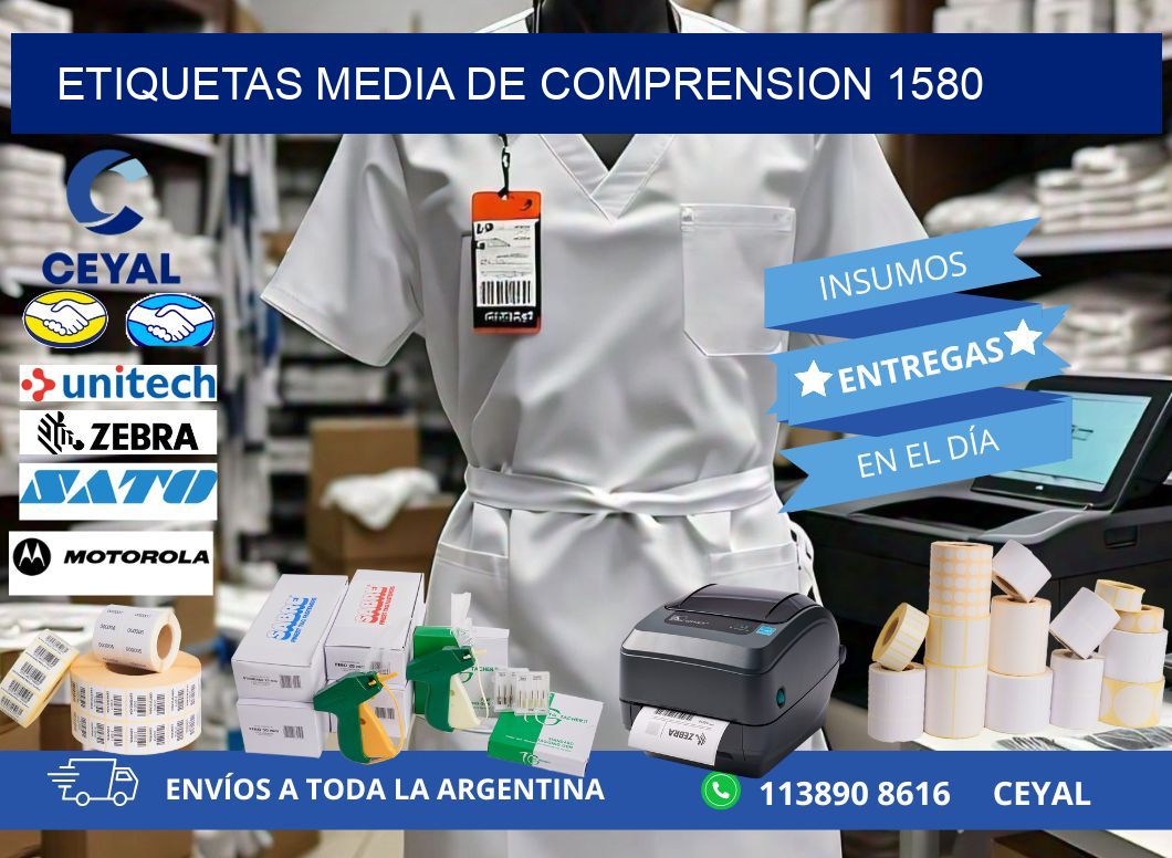 ETIQUETAS MEDIA DE COMPRENSION 1580