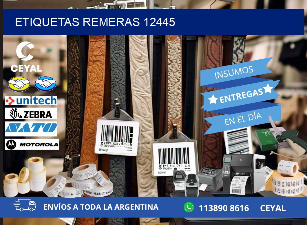 ETIQUETAS REMERAS 12445