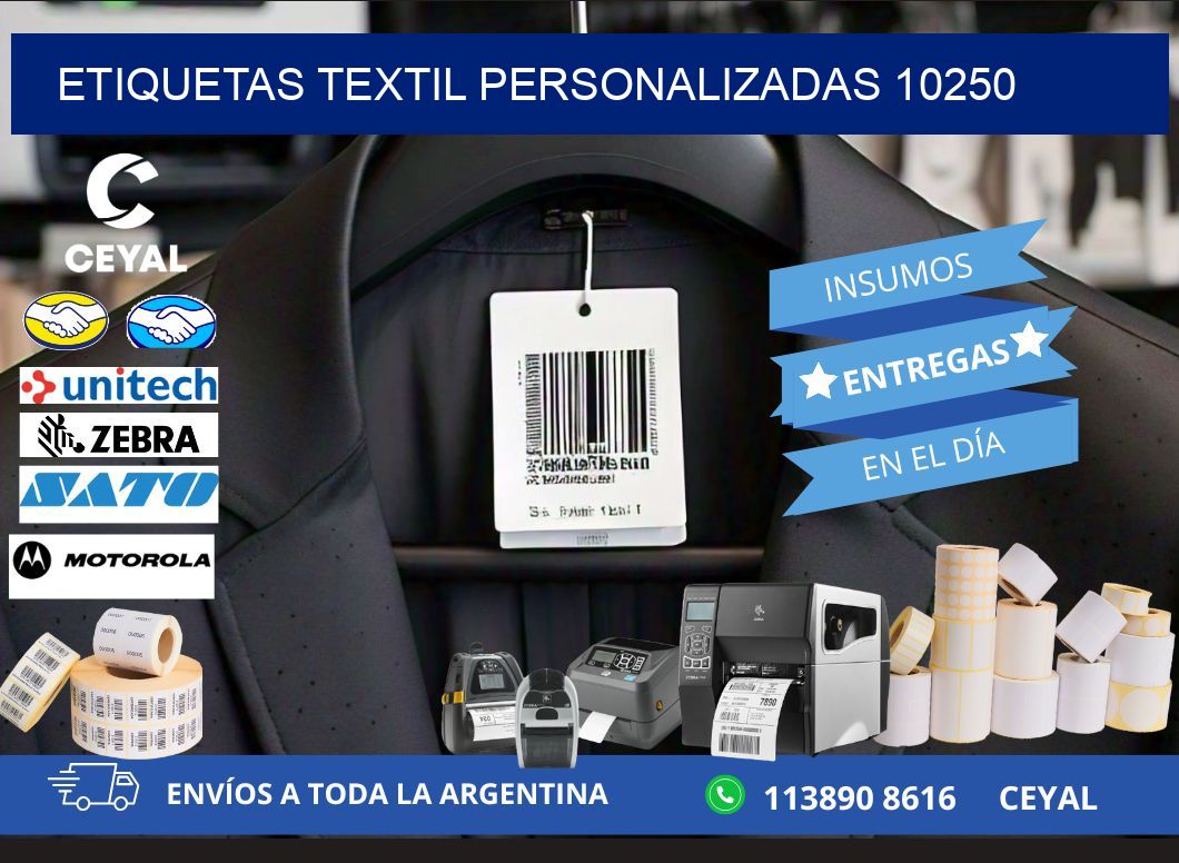 ETIQUETAS TEXTIL PERSONALIZADAS 10250