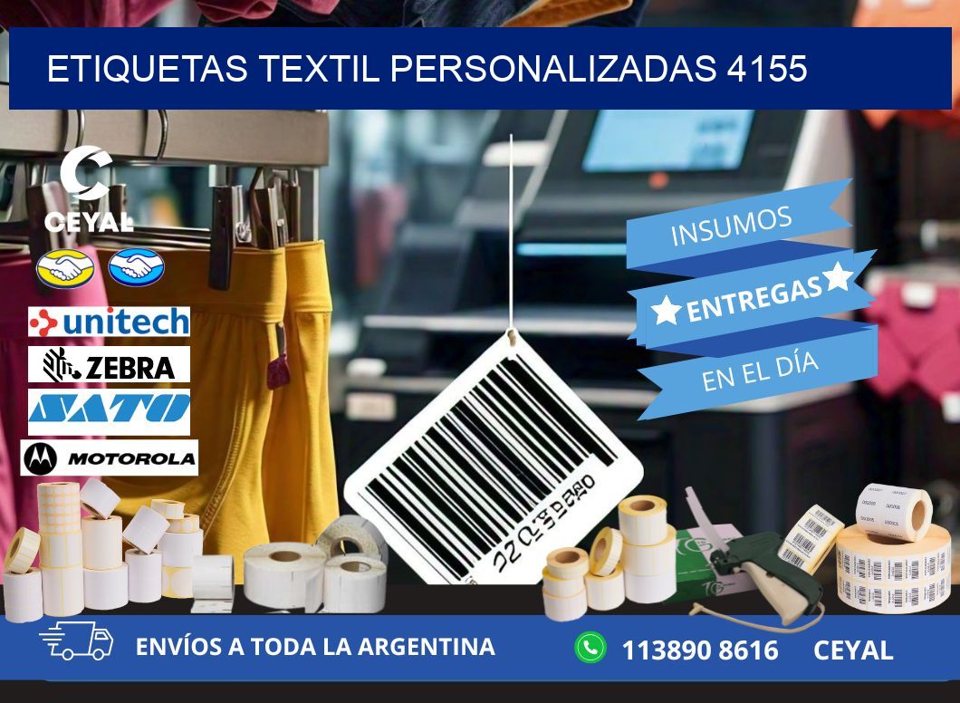 ETIQUETAS TEXTIL PERSONALIZADAS 4155