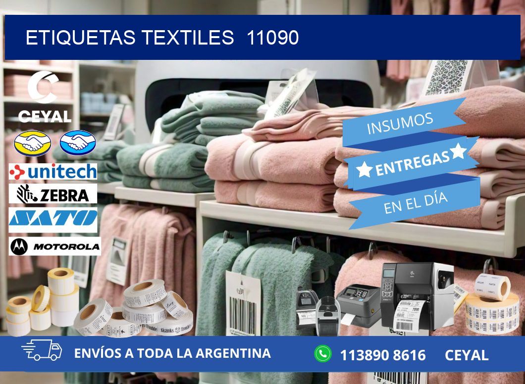 ETIQUETAS TEXTILES  11090