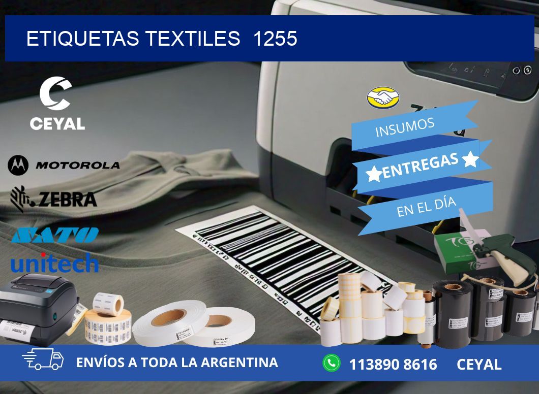 ETIQUETAS TEXTILES  1255