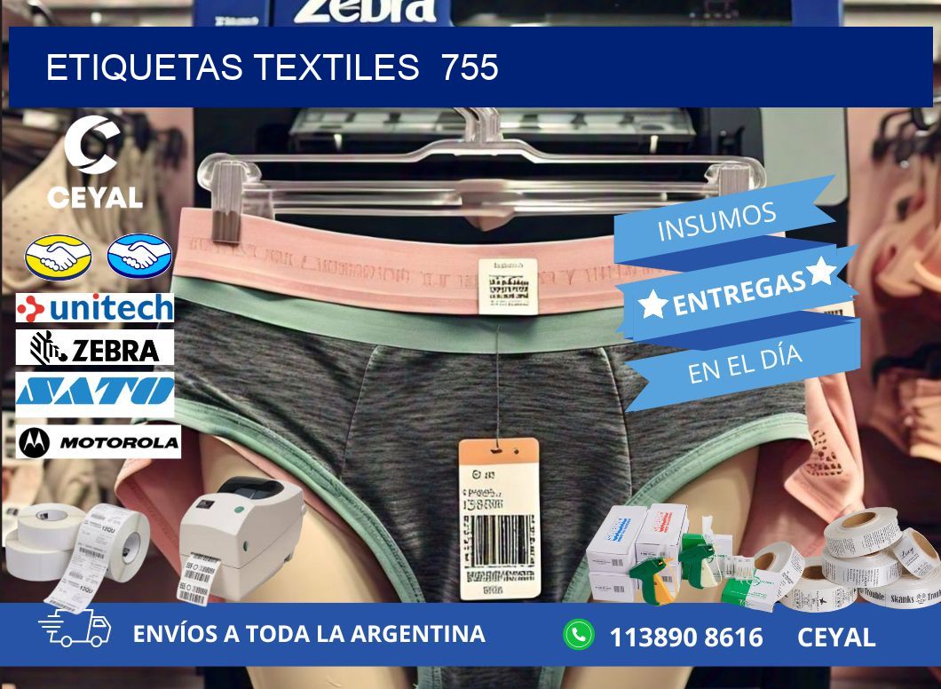 ETIQUETAS TEXTILES  755