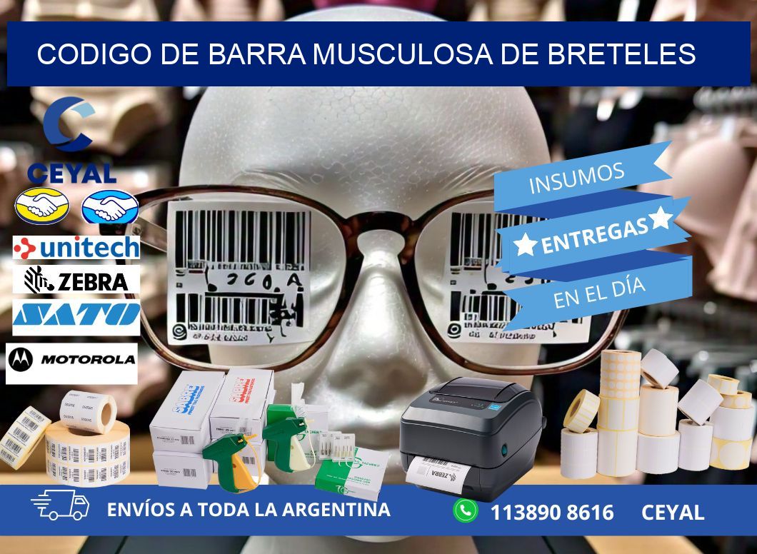 codigo de barra MUSCULOSA DE BRETELES