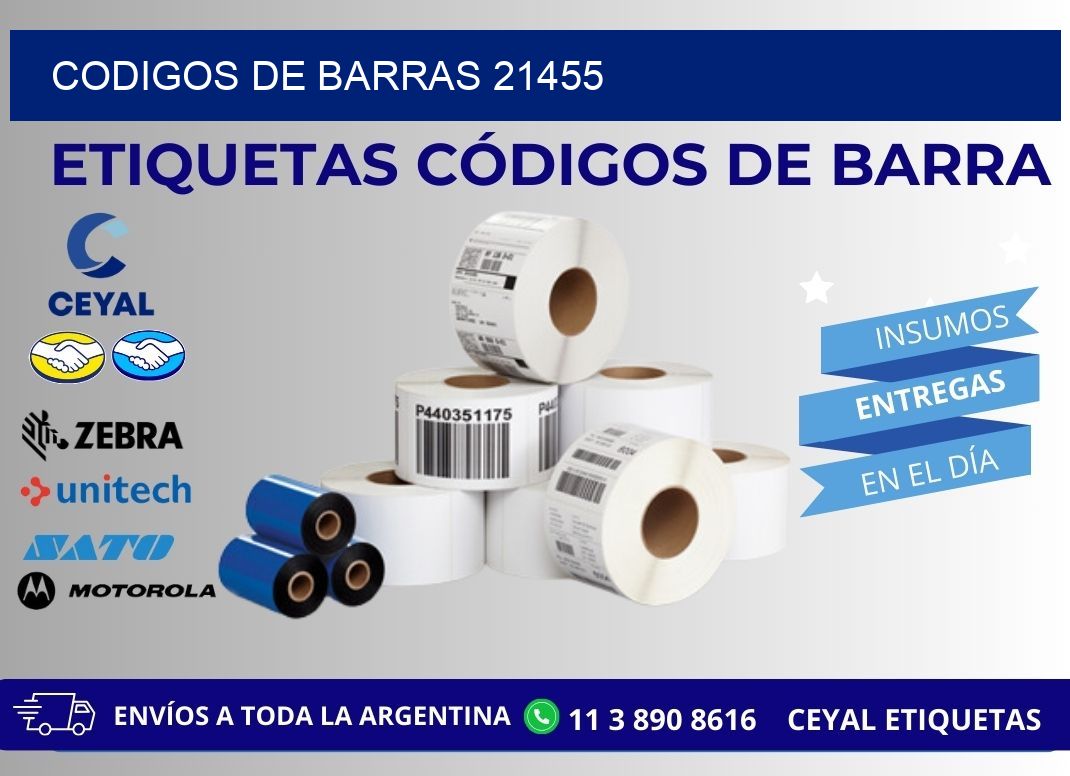 CODIGOS DE BARRAS 21455