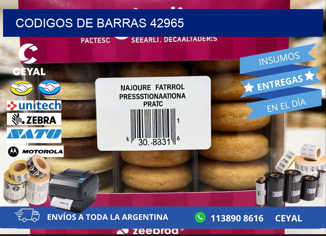 CODIGOS DE BARRAS 42965