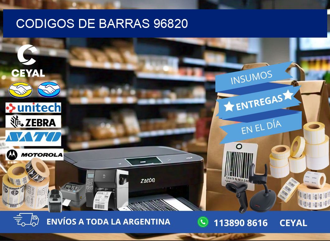 CODIGOS DE BARRAS 96820