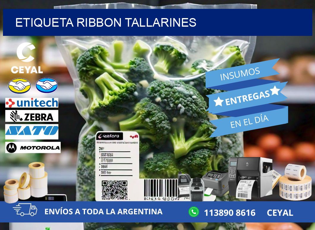 ETIQUETA RIBBON TALLARINES