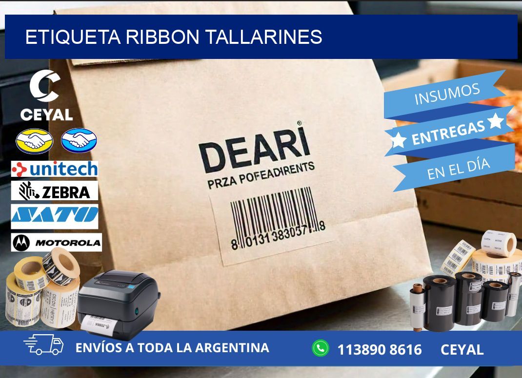 ETIQUETA RIBBON TALLARINES