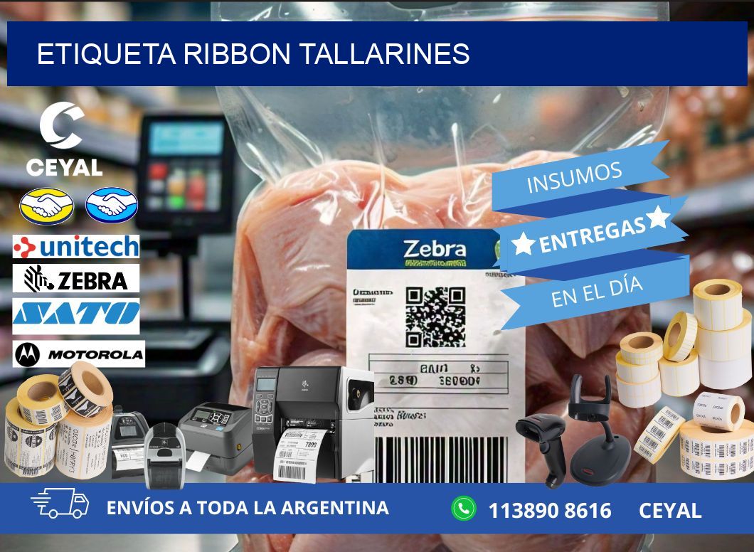 ETIQUETA RIBBON TALLARINES