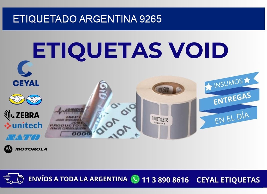 ETIQUETADO ARGENTINA 9265