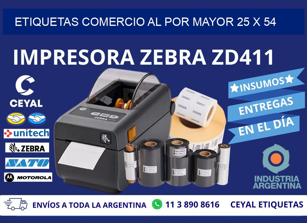 ETIQUETAS COMERCIO AL POR MAYOR 25 x 54